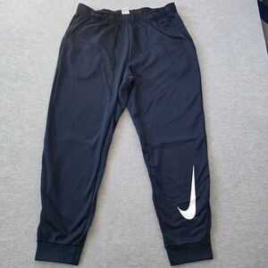 Nike Mens Training Therma Standard Fit Pants Swoosh Joggers Blue 2XL 932257-451